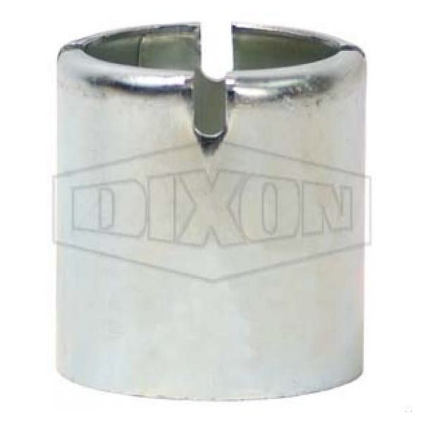 King Crimp Heavy Duty Crimp Ferrule, 4 in Nominal, 4 in L, 0.12 in Thick, Carbon Steel, Domestic